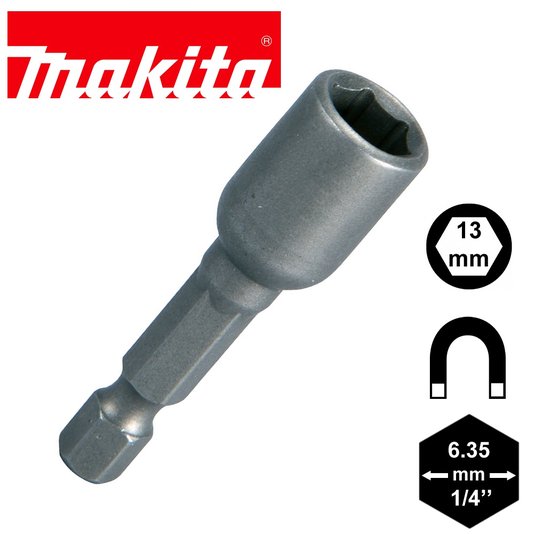 Bits Soquete Magnético 13mm Makita