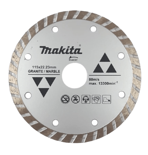 Disco Diamantado Makita Esmerilhadeira 115mm x 22,23mm Turbo