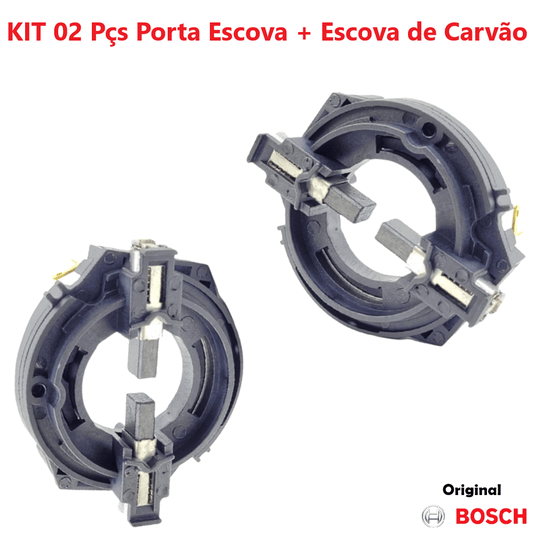 Kit 2 Porta Escova Furadeira Bosch GSB 550/GSB 13 + carvão