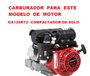 Carburador Motor Honda GX120 para Compactador de Solo